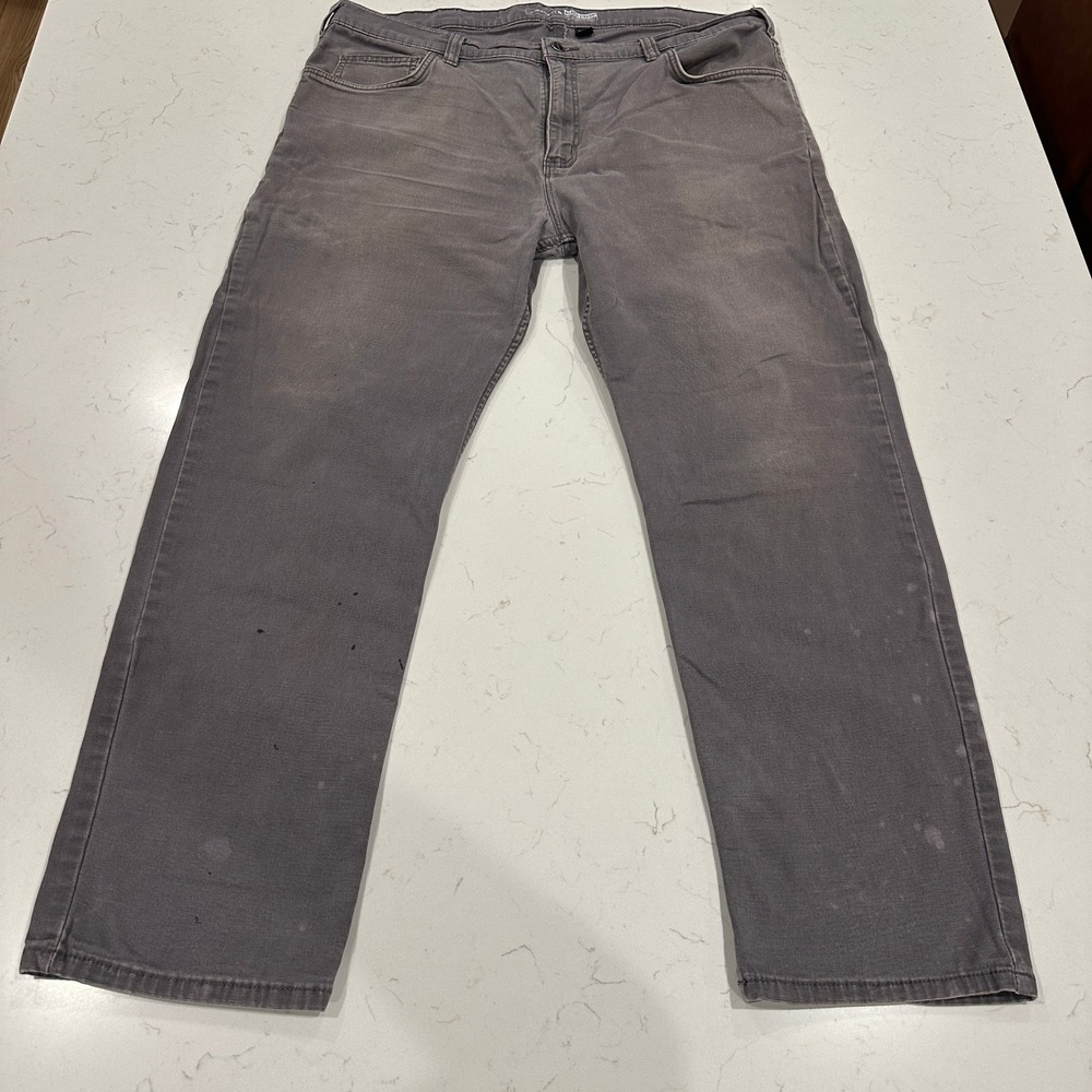 Carhartt Relaxed Straight Faded Gray Cargo Work Pants 40x30 Workwear Utility